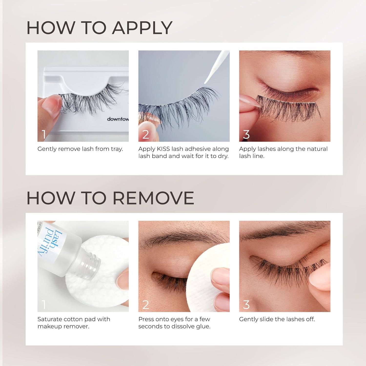 imageKISS My Lash But Better False Eyelashes Still Touch Black 4 Pairs Lashes