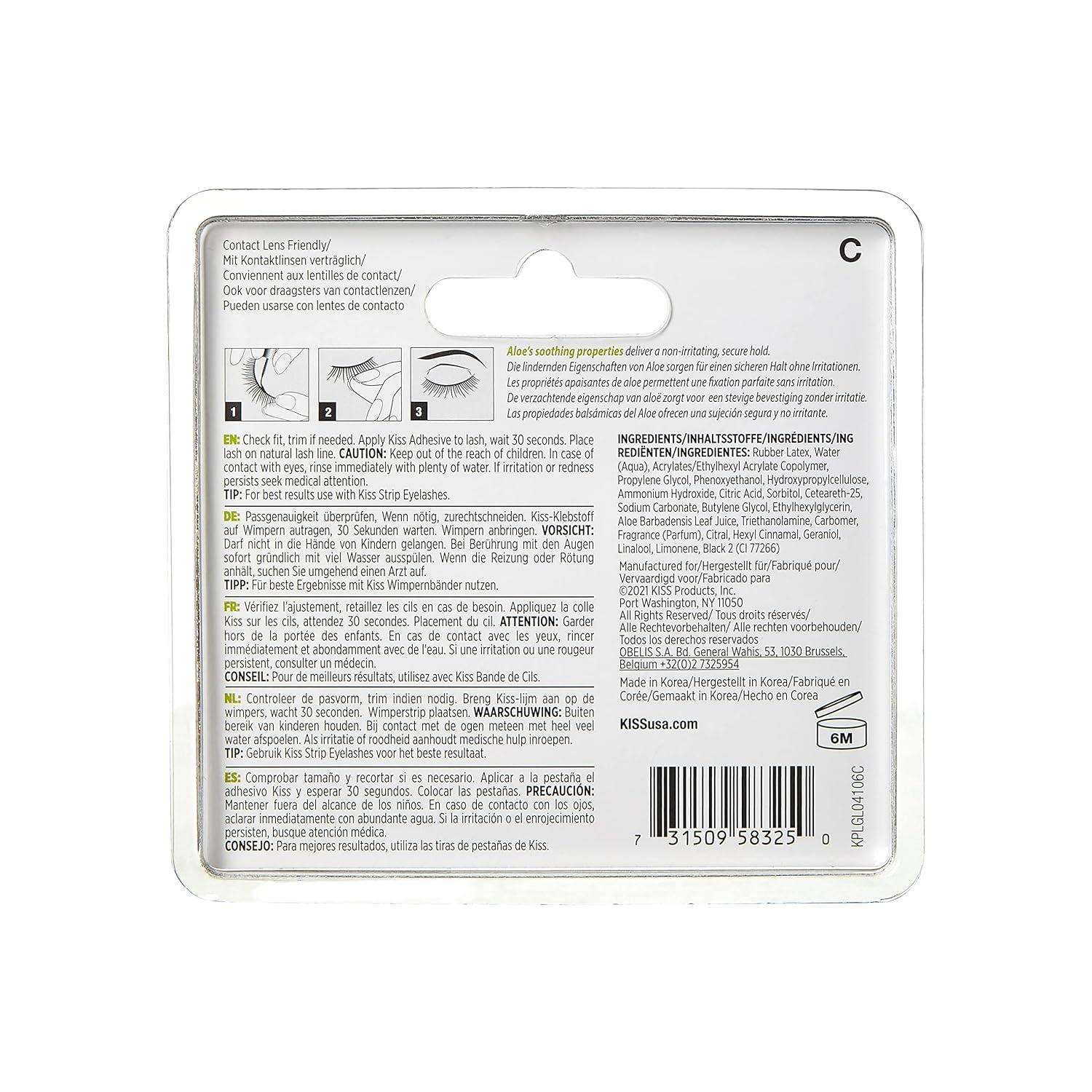 imageKiss Strip Lash Adhesive Black