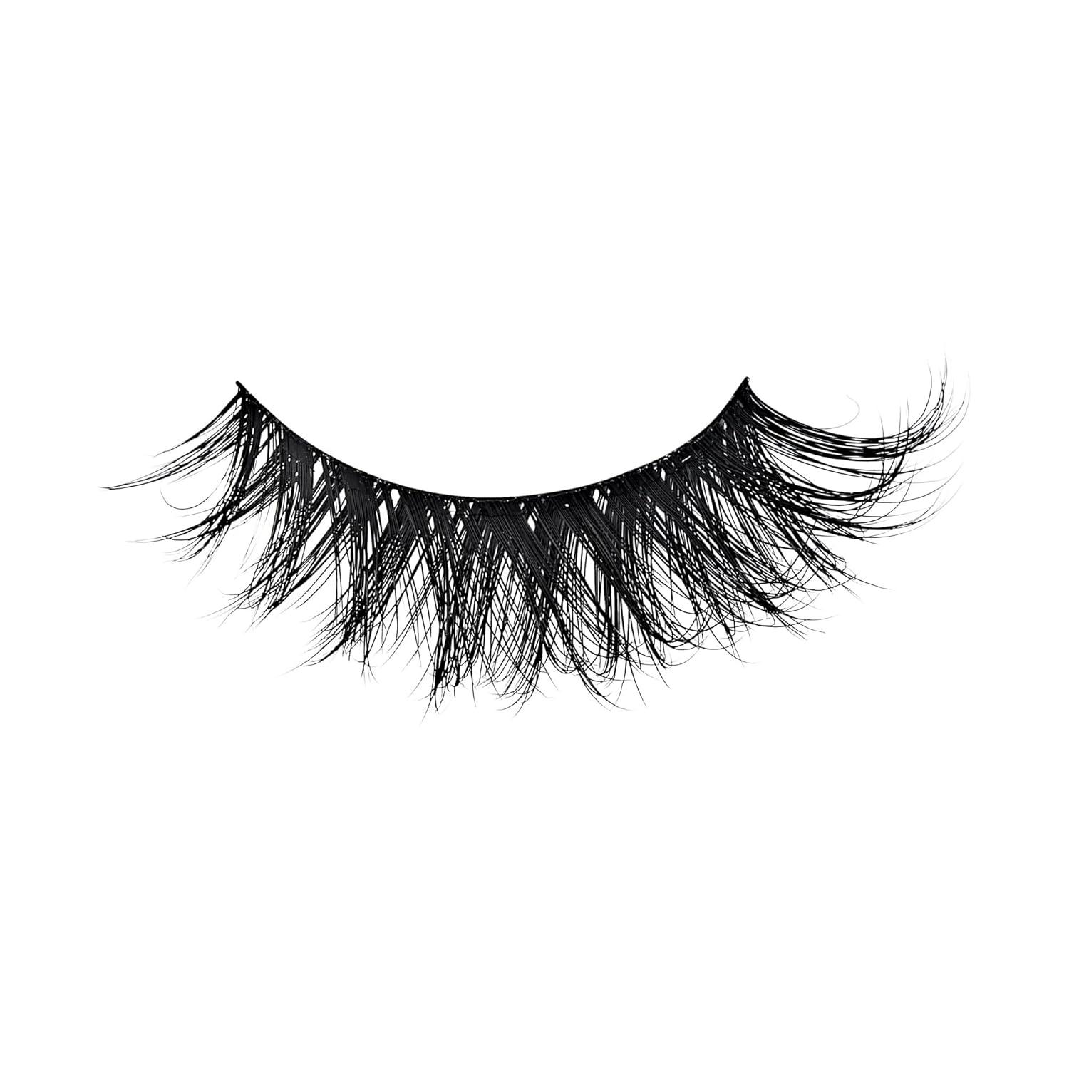 imageKISS Lash Couture False Eyelashes Matte Lace 8mm16mm Includes 4 Pairs Strip Lashes Easy to Apply Reusable Lash Clusters
