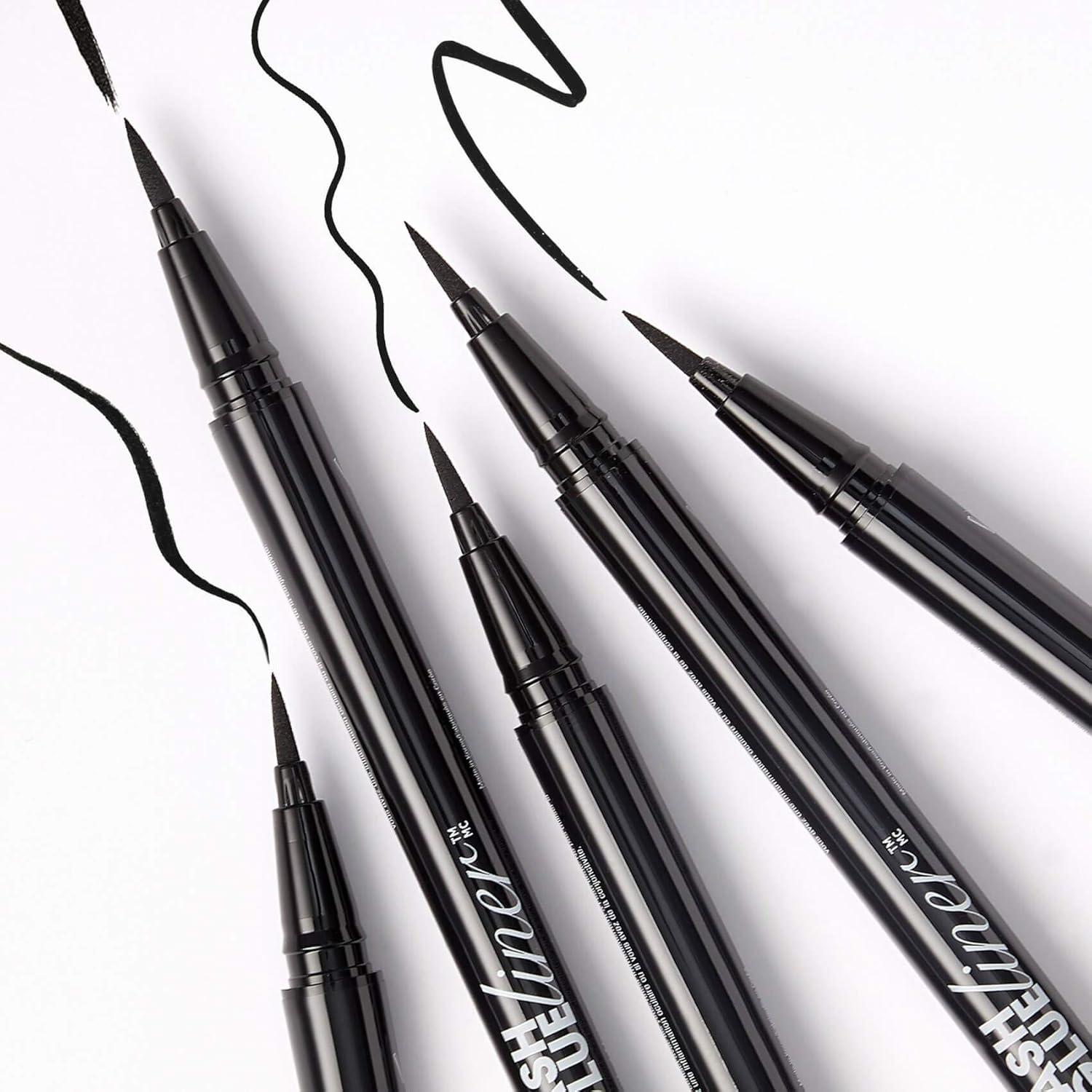 imageKISS Lash GLUEliner Matte Finish Foolproof Easy TouchUp False Eyelash Glue and Eyeliner Two in One Liner and Lash Glue Black 07 mL 002 fl oz Pack of 2