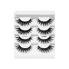 KISS Lash Couture, False Eyelashes, ‘Matte Lace’, 8mm-16mm, Includes 4 Pairs Strip Lashes, Easy to Apply, Reusable Lash Clusters