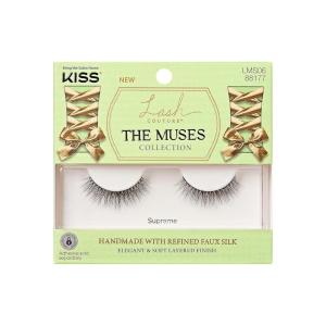 KISS Lash Couture The Muses False Eyelashes, Supreme, Black, 1 Pair Lashes