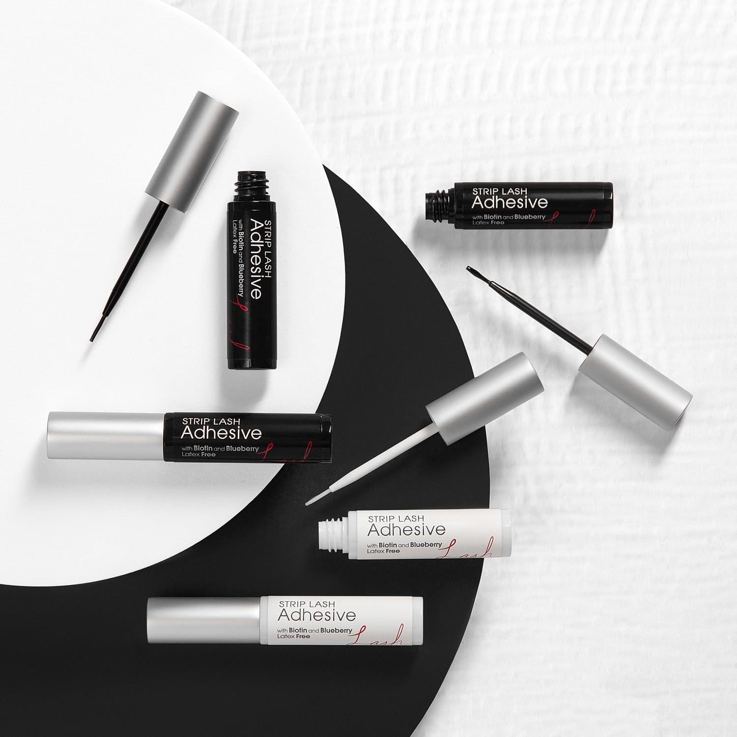 imageKISS Lash Couture LashGlue Super Strong Strip Adhesive Black Includes Lash Adhesive Long Lasting Wear Can Be Used with Strip Lashes and Clusters Pack of 2Black