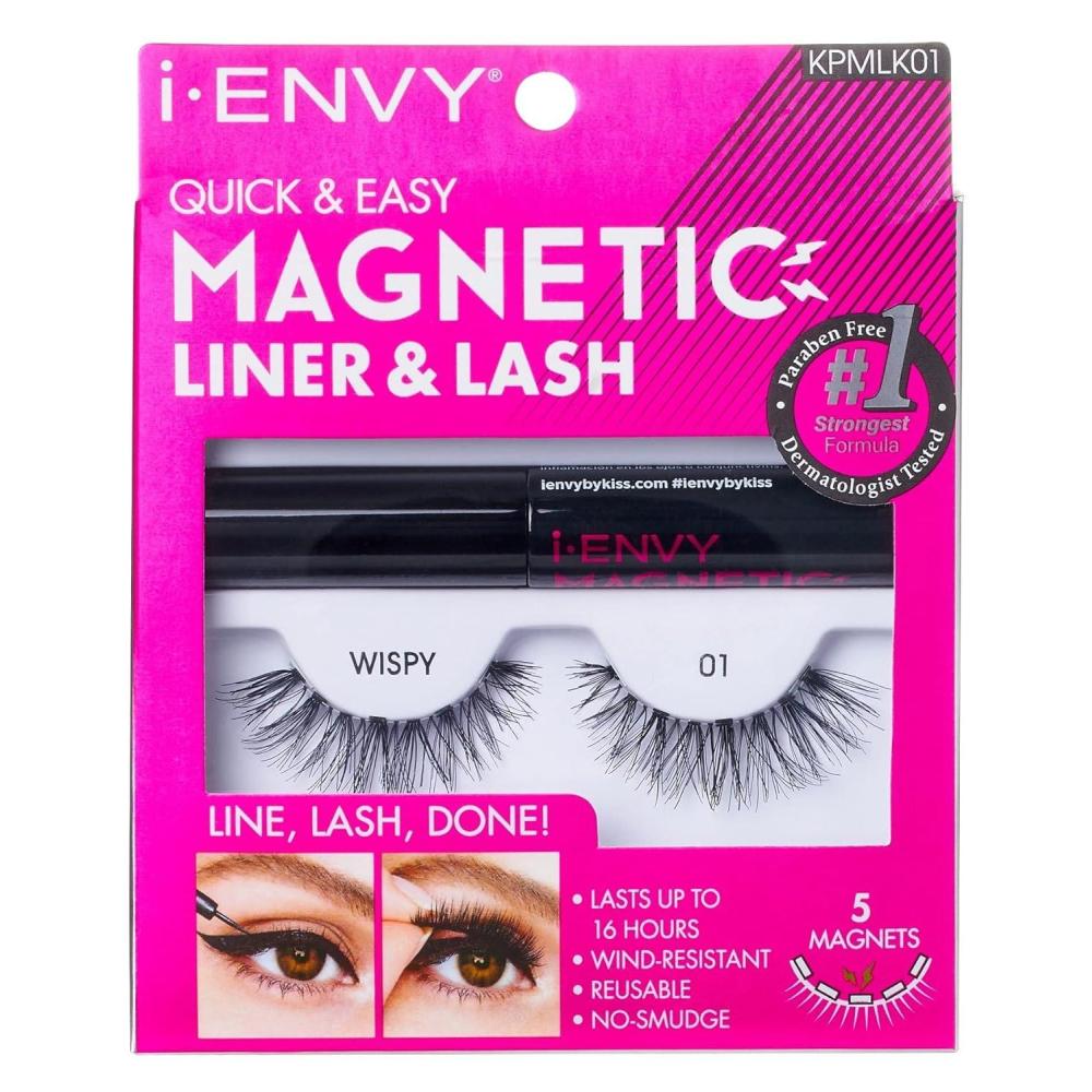 imageKiss I Envy Magnetic Liner And Lash 01 Wispy