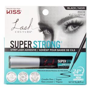 Kiss Lash Couture Adhesive Strip Lash Black (Pack of 3)
