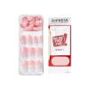 KISS imPRESS No Glue Mani Press On Nails, Design, ‘This Feeling’, Light Pink, Petite Size, Squoval Shape, Includes 30 Nails, Prep Pad, Instructions Sheet, 1 Manicure Stick, 1 Mini File(Timeless Day)