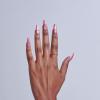 KISS GLAM, Press On Nails, Nail glue included, ‘Pink Sugar’, Pink, Long Size, Coffin Shape, Includes 32 Nails, 2g Glue, 1 Manicure Stick, 1 Mini File