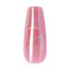 KISS GLAM, Press On Nails, Nail glue included, ‘Pink Sugar’, Pink, Long Size, Coffin Shape, Includes 32 Nails, 2g Glue, 1 Manicure Stick, 1 Mini File