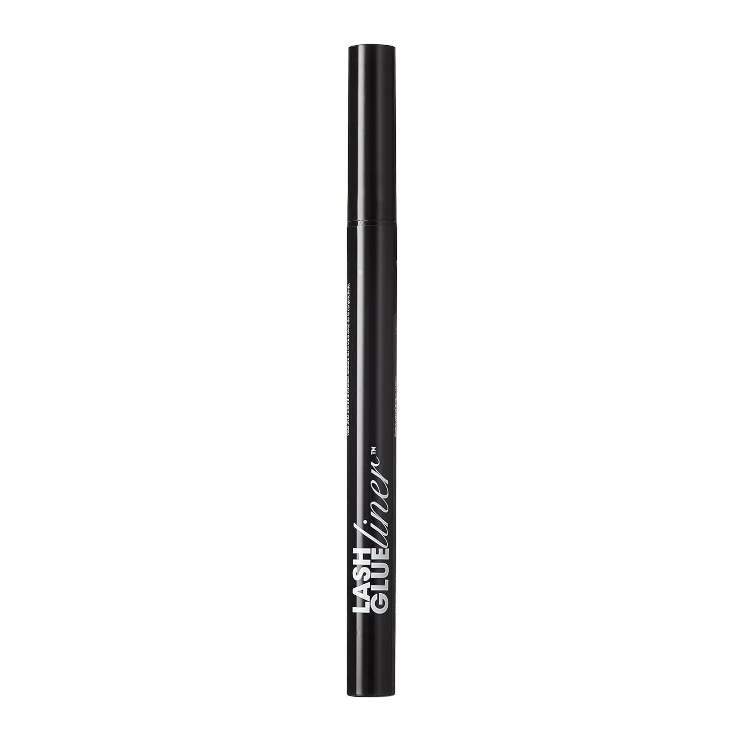 imageKISS Lash GLUEliner 2in1 FeltTip Eyeliner and Lash Adhesive Long Lasting Wear Can Be Used With Strip Lashes and Lash Clusters Net Wt 07 mL 002 fl oz Black