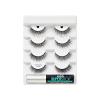 KISS Holiday Lash Couture Faux Mink False Eyelashes, ‘’Little Black Dress’, 12mm, Cruelty-Free, 3 Pairs + 1 Pair with Glitter, KISS SuperStick Strip Lash Adhesive, Black, Net Wt. 4.8g (0.17 oz.)(Little Black Dress)