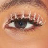 KISS Holiday Lash Couture Faux Mink False Eyelashes, ‘’Little Black Dress’, 12mm, Cruelty-Free, 3 Pairs + 1 Pair with Glitter, KISS SuperStick Strip Lash Adhesive, Black, Net Wt. 4.8g (0.17 oz.)(Jubilee)