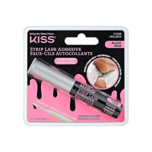 KISS Halloween Strip Lash Adhesive, Latex Free, Net Wt. 5 g. / 0.17 oz. – Black