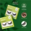 KISS Sister Nature False Eyelashes, ‘Sage’, 12 mm, Biodegradable & Recyclable, Easy to Apply, Reusable Strip Lashes, 100% Natural Hair, Soft & Wispy Finish, Includes 1 Pair Fake Eyelashes (Pack of 2)(1 pair (Pack of 2))
