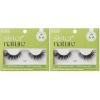 KISS Sister Nature False Eyelashes, ‘Sage’, 12 mm, Biodegradable & Recyclable, Easy to Apply, Reusable Strip Lashes, 100% Natural Hair, Soft & Wispy Finish, Includes 1 Pair Fake Eyelashes (Pack of 2)(1 pair (Pack of 2))