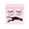 KISS Magnetic Lash 02, Synthetic False Eyelashes with Magnets Under and Over Your Upper Lashes, No Glue Needed, Lightweight, Reusable, Contact Lens Friendly, Cruelty Free, with Lash Applicator, 1 Pair(Lash 02)