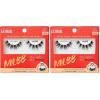 KISS My Lash But Bolder, False Eyelashes, Bold Move’, 12 mm, Includes 1 Pair, Contact Lens Friendly, Easy to Apply, Reusable Strip Lashes, Glue On Lashes (Pack of 2)(Bold Move)