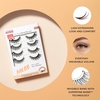 KISS My Lash But Better False Eyelashes, Well Blended’, 16 mm, Includes 4 Pairs Of Lashes, Contact Lens Friendly, Easy to Apply, Reusable Strip Lashes (Pack of 2), Black(Multipack Well Blended)