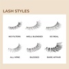 KISS My Lash But Better False Eyelashes, Well Blended’, 16 mm, Includes 4 Pairs Of Lashes, Contact Lens Friendly, Easy to Apply, Reusable Strip Lashes (Pack of 2), Black(Multipack Well Blended)