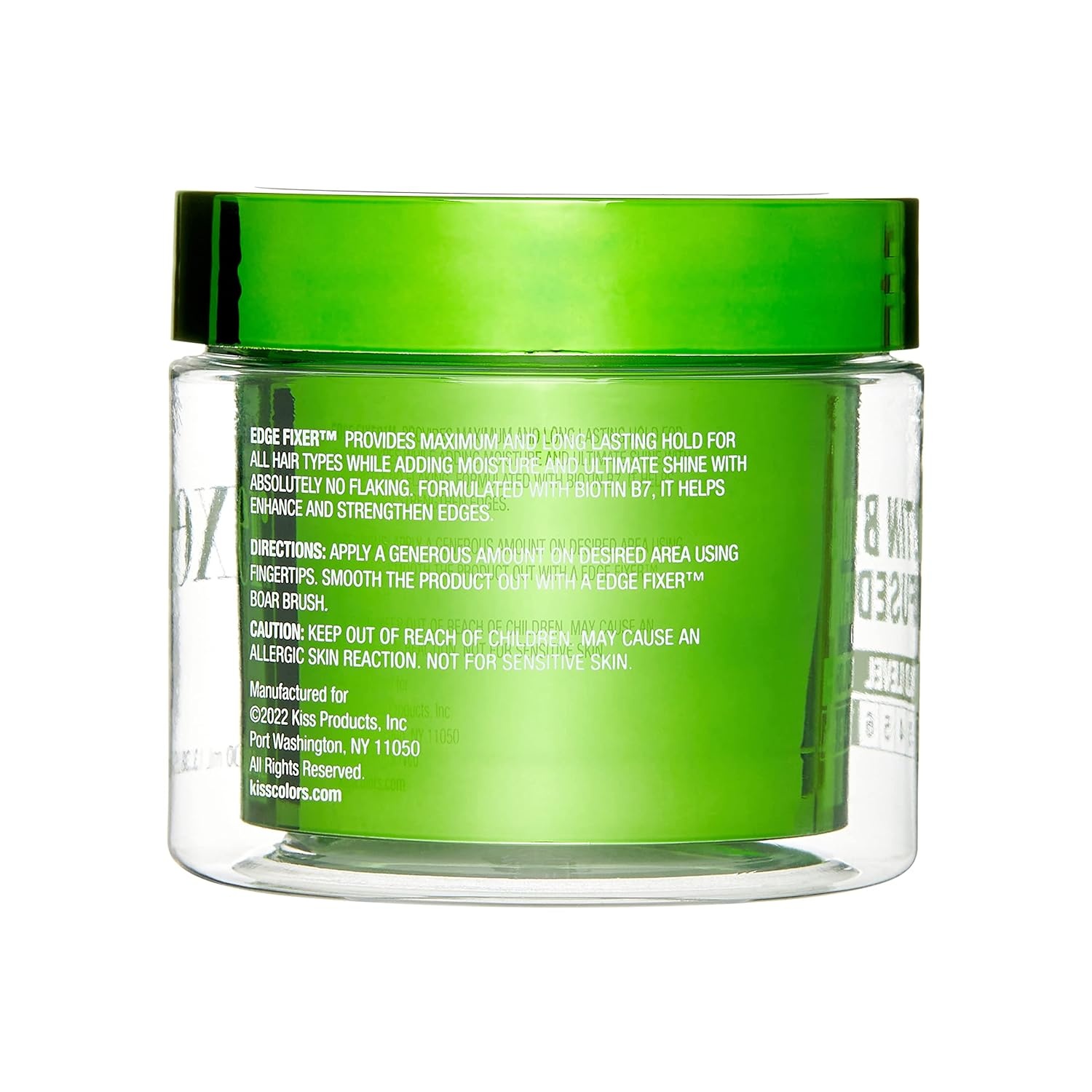 image:imageKISS COLORS amp CARE Maximum Hold Edge Fixer NonGreasy Gel Formula Infused With Biotin B7 24 Hour Hold Sweet Peach Scented 338 Fl Oz 100 mlPineapple