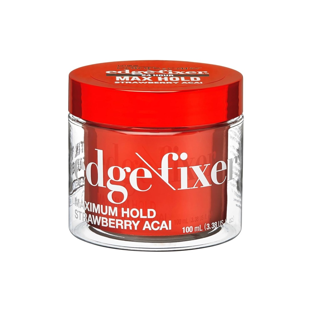image:imageKISS COLORS amp CARE Maximum Hold Edge Fixer NonGreasy Gel Formula Infused With Biotin B7 24 Hour Hold Sweet Peach Scented 338 Fl Oz 100 mlStrawberry Acai