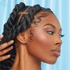 Kiss Colors & Care Maximum Hold Edge Fixer Gel for Curly Hair, Sweet Peach Scent, 1.01 Fl oz/30 ml, Infused with Biotin B7, 24hr Edge Control & Flyaway Hair Tamer, Non-Flaking, Non-Greasy Styling Gel(Pineapple)