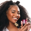 Kiss Colors & Care Maximum Hold Edge Fixer Gel for Curly Hair, Sweet Peach Scent, 1.01 Fl oz/30 ml, Infused with Biotin B7, 24hr Edge Control & Flyaway Hair Tamer, Non-Flaking, Non-Greasy Styling Gel(Cherry)