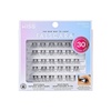 KISS Lash Extension Kit, Natural Wispy Wisps, 10mm-12mm-14mm, Black, 30 Lash Clusters Multipack