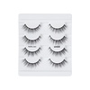 Kiss Lash Couture, False Eyelashes, ‘Matte Linen’, 10mm-14mm, Includes 4 pairs of lashes, Easy to Apply, Reusable Lash Clusters