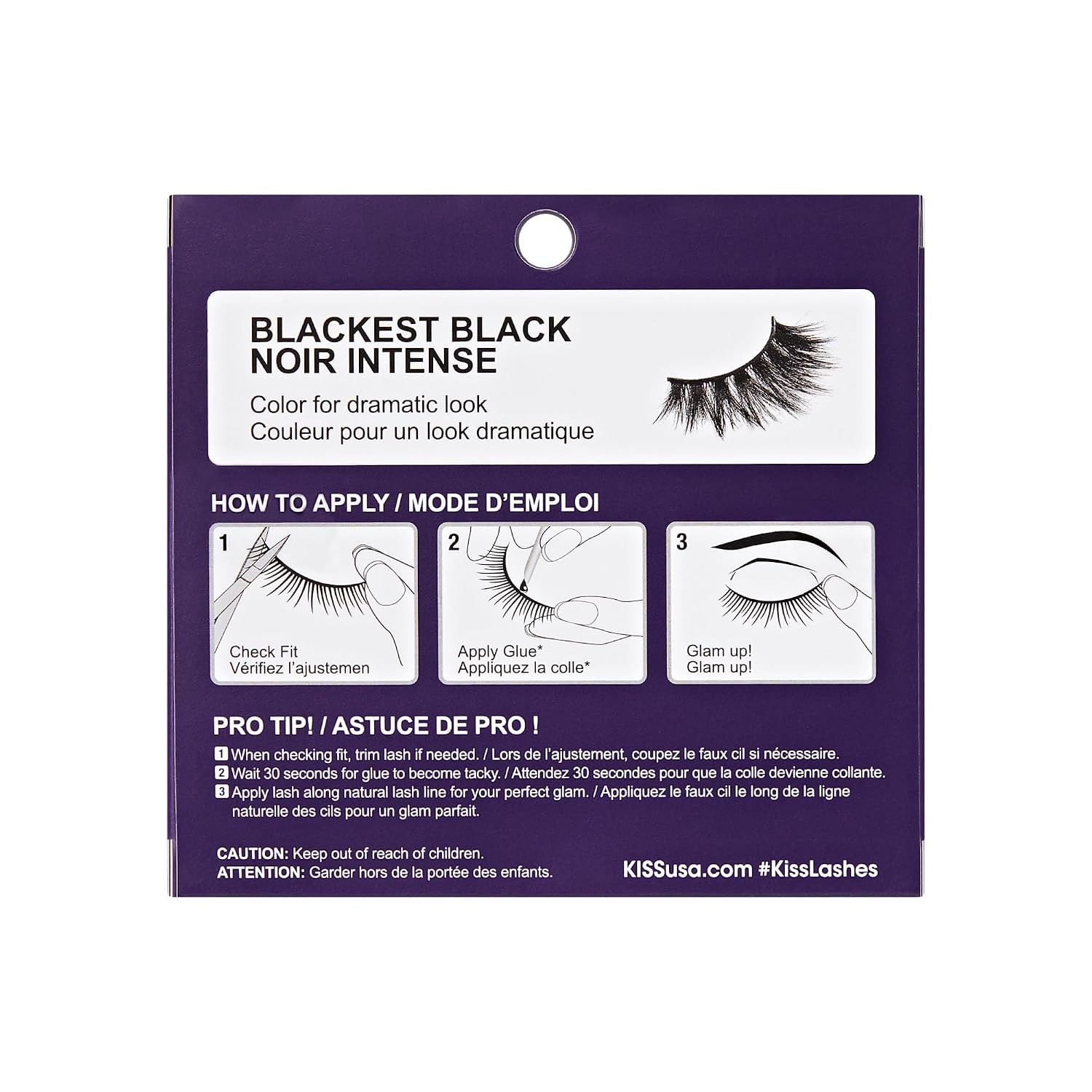 image:imageKiss Hyper Glam False Eyelashes Matte Satin 16mm Includes 1 Pair of Strip Lashes Easy to Apply Reusable Lash Clusters