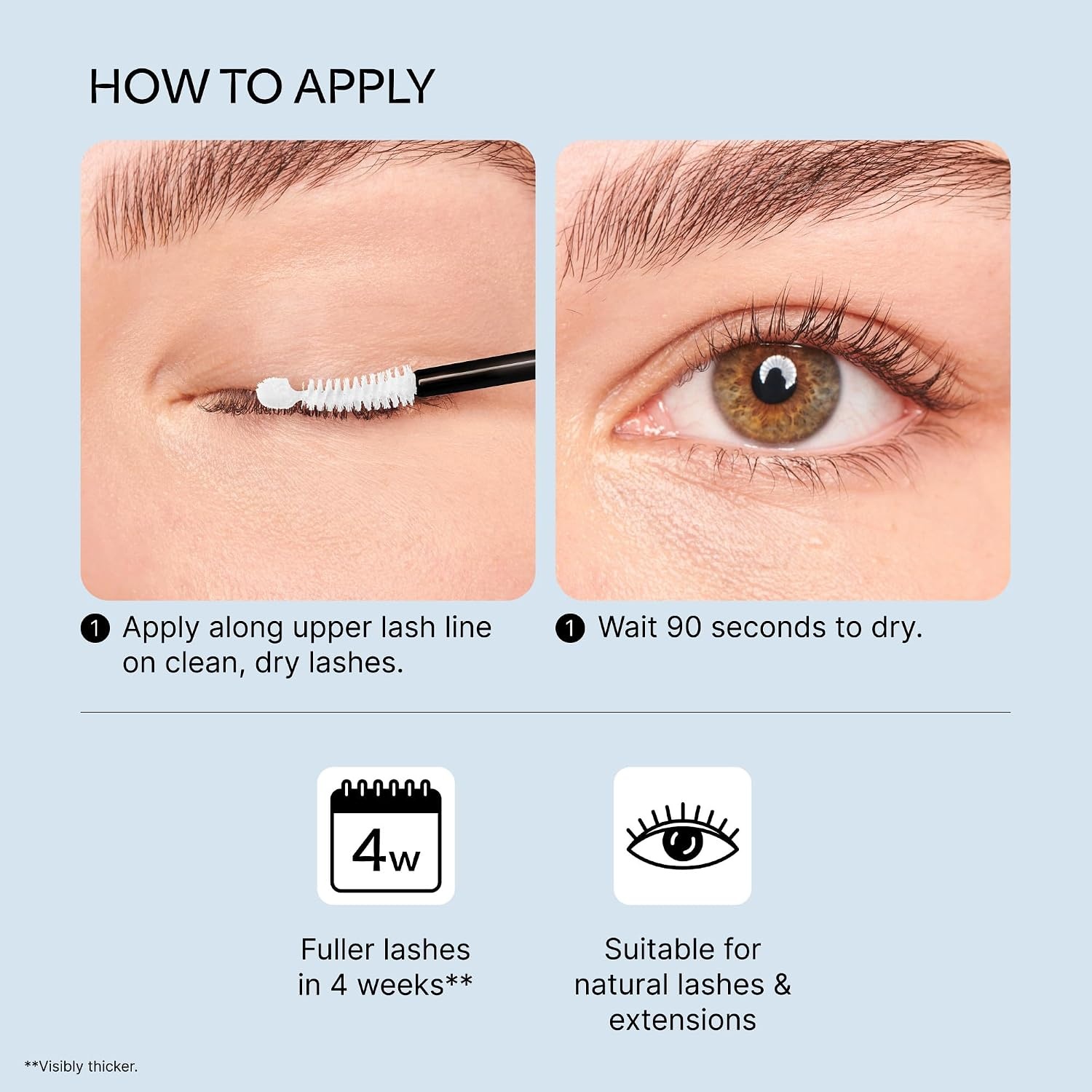 image:imageKiss Lash Thickening Serum Biotin Peptide Panthenol Net Wt 6g 021oz