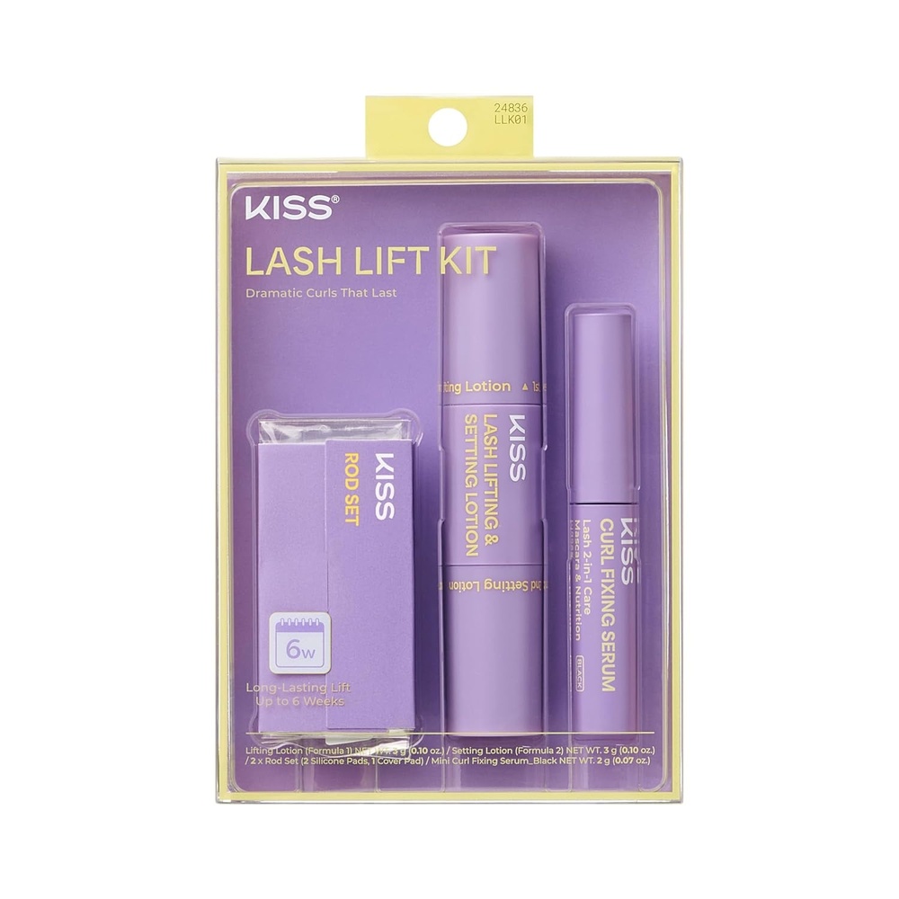image:imageKiss Lash Lift Kit Lash Lifting amp Setting Lotion Rod Set Mini Curl Fixing Lash Serum