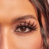 Kiss Hyper Glam, False Eyelashes, ‘Matte Satin’, 16mm, Includes 1 Pair of Strip Lashes, Easy to Apply, Reusable Lash Clusters