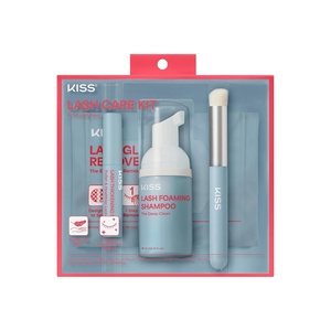 Kiss Lash Care Kit – Lash Foaming Shampoo, Lash Thickening Serum, Lash Glue Remover Pads