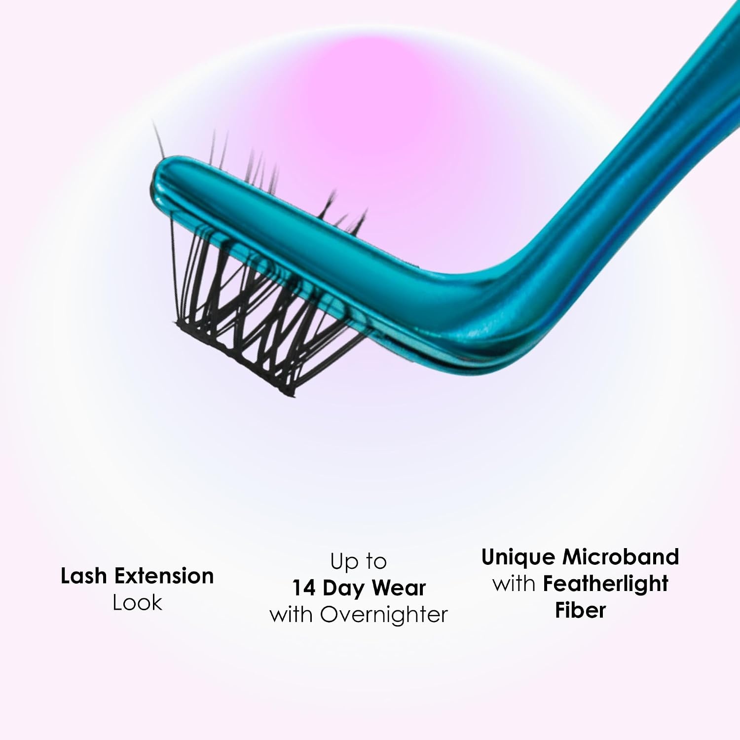 image:imageKISS Falscara DIY Eyelash Extension Lengthening Wisps Featherlight Synthetic Reusable Artificial Eyelashes Multipack of 24 Mini Lash Clusters for that Authentic Eyelash Extension Look