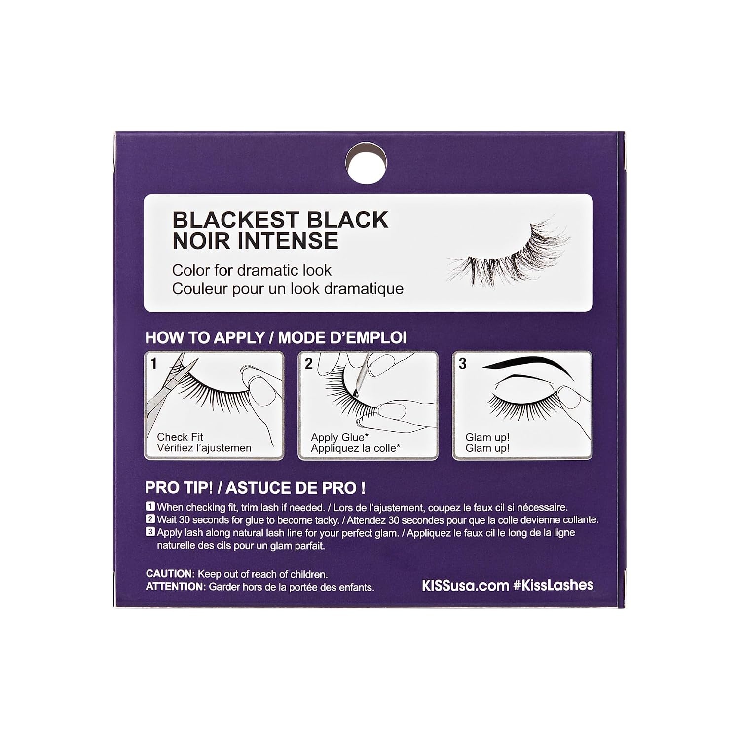 image:imageKiss Hyper Glam False Eyelashes downtown girl 14mm Includes 1 Pair of Strip Lashes Easy to Apply Reusable Lash Clusters