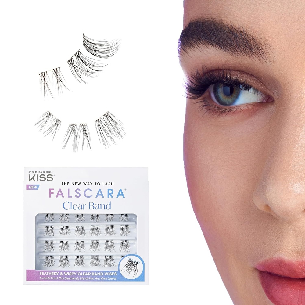 image:imageKISS Falscara Multipack False Eyelashes Lash Clusters Faux Mink Wisps 12mm14mm16mm Includes 24 Wisps Contact Lens Friendly Easy to Apply Reusable Strip Lashes