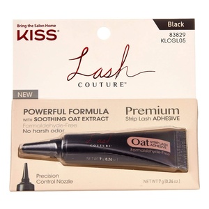 Kiss Lash Couture Adhesive Premium Strip Lash Black (Pack of 2)