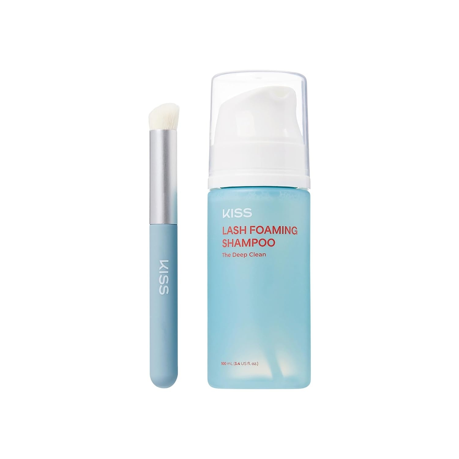 image:imageKiss Lash Foaming Shampoo amp Lash Cleaning Brush 100 mL 34 US fl oz