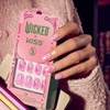 WICKED X KISS Press On Nails Almond, ‘I’m Not Afraid’, Green, Medium, Waterproof, Chip Proof, Smudge Proof, 28 Fake Nails, Pink Gel Nail Glue (2g), Mini Nail File, & Manicure Stick(Glinda Goodness)